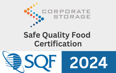 Corporate Storage Earns SQF Certifications for Fourth Straight Year
