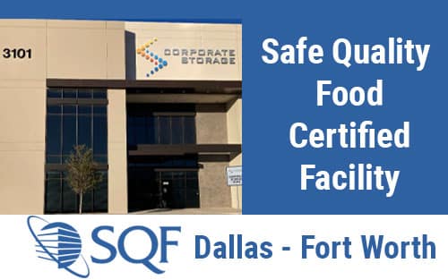 Corporate Storage’s Texas Warehouse Earns SQF Certification